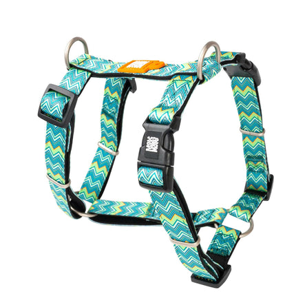 Max&Molly H - Vintage Harness - colorful harnesses for dogs and puppies, adjustable.