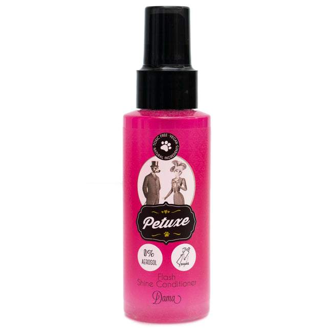 Petuxe Flash Shine Conditioner Dama - scented two-phase conditioner for dogs and cats, facilitates detangling and adds shine..