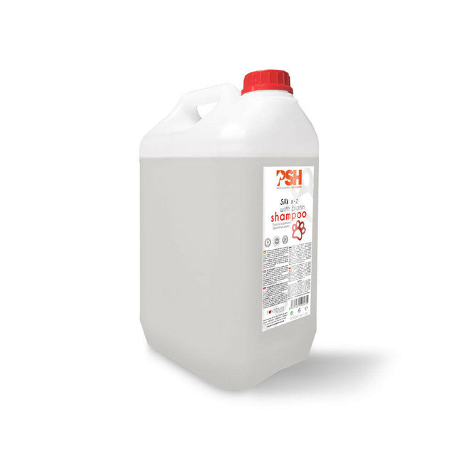 PSH Pro Silk Shampoo - Biotin and Silk Shampoo for Long-Haired Dogs with Sensitive Skin, Concentrate 1:4.