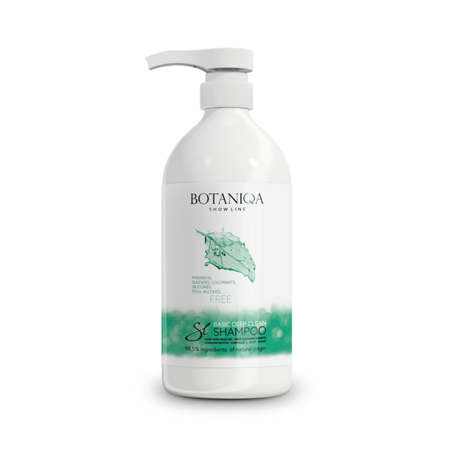 Botaniqa Show Line Basic Deep Clean Shampoo - concentrated deep-cleaning shampoo for dogs.
