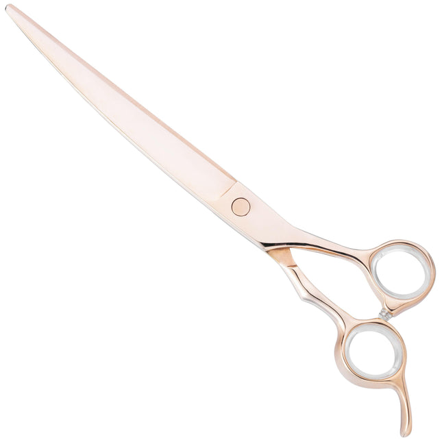 Chris Christensen Adalynn Curved Scissors - professional curved scissors made of titanium-coated Japanese steel.