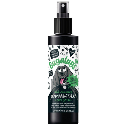 Bugalugs Shed Control Deodorising Spray - refreshing coat treatment that reduces shedding.