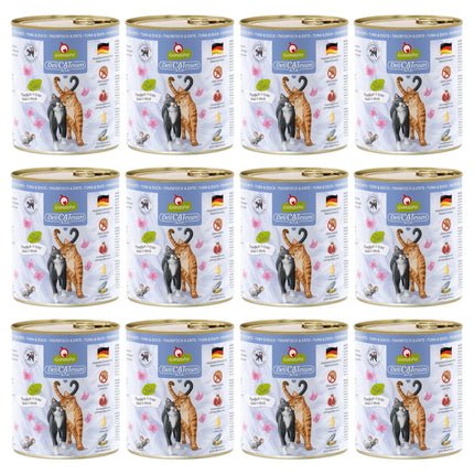 GranataPet DeliCatessen Tuna & Duck - grain-free wet food for cats, tuna and duck.