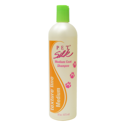 Pet Silk Texturizing Coat Shampoo - texturizing shampoo for dogs and cats with medium and normal fur, concentrate 1:16.