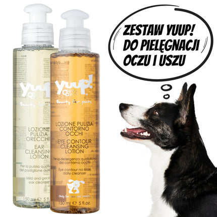 Yuup! Home Eye Contour Cleaning + Ear Cleaning Lotion - cleaning set for the eye and ear areas for dogs and cats.