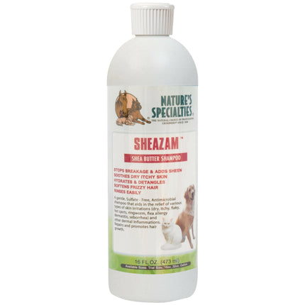 Nature's Specialties Sheazam Shampoo - Soothing - Regenerating Shampoo for Dogs and Cats, Concentrate 1:8.