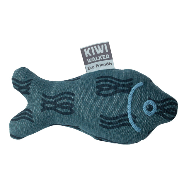 Kiwi Walker 4 Elements Eco Fish - eco-friendly toy for dogs, minimalist fish.