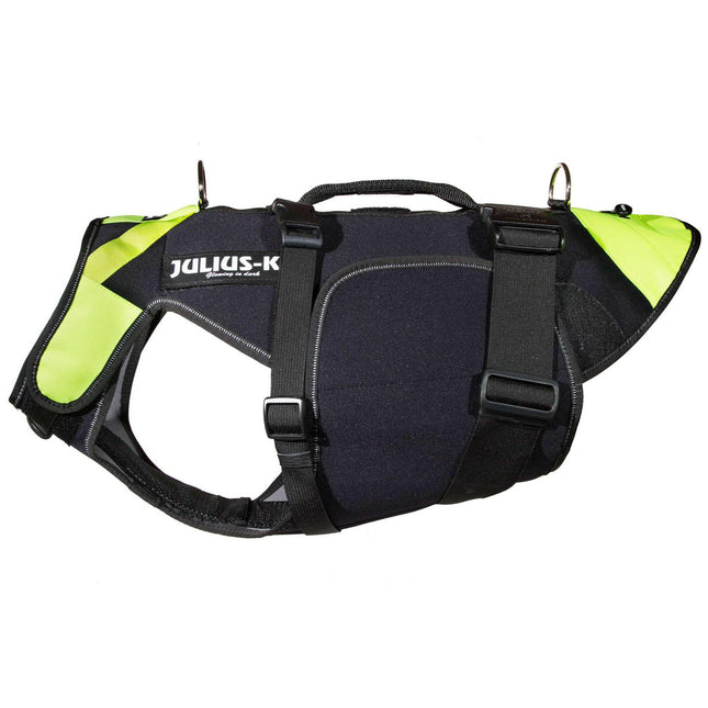 Julius - K9 Multifunctional Neon Vest - swimming vest for dogs, rehabilitation.