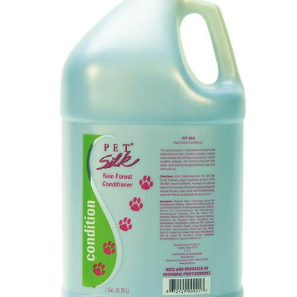 Pet Silk Rainforest Conditioner - moisturizing conditioner with proteins for all coat types, with a tropical scent, concentrate 1:16.