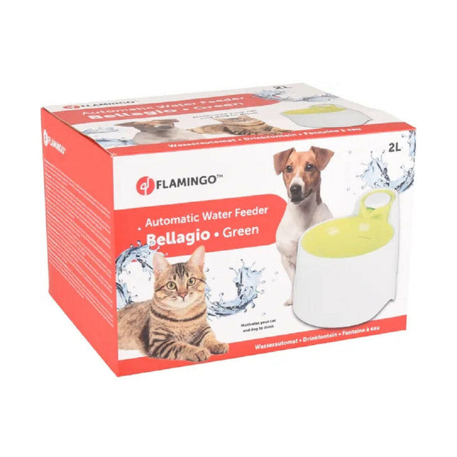 Flamingo Bellagio Automatic Water Feeder 2L - silent fountain for cats and dogs.