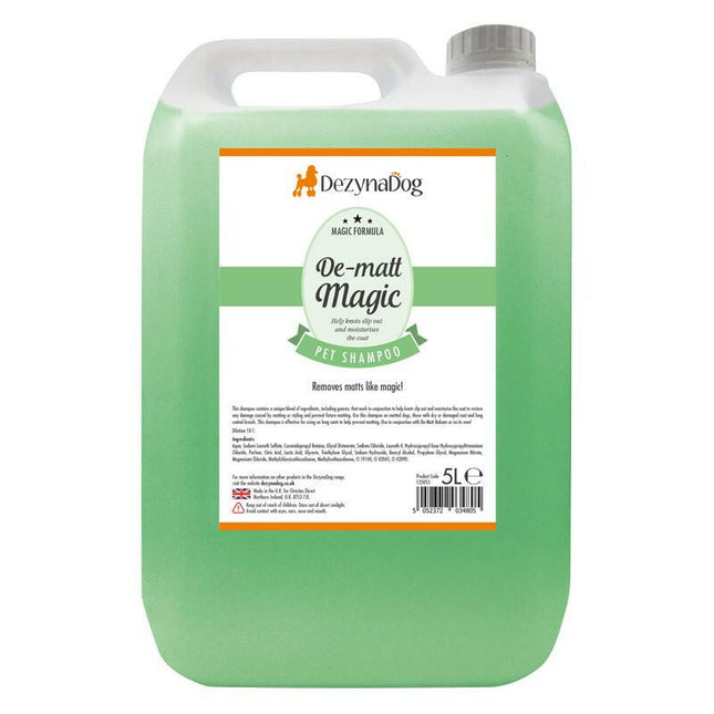 DezynaDog De-Matt Magic Shampoo - shampoo that prevents matting and facilitates detangling, concentrate 1:10.