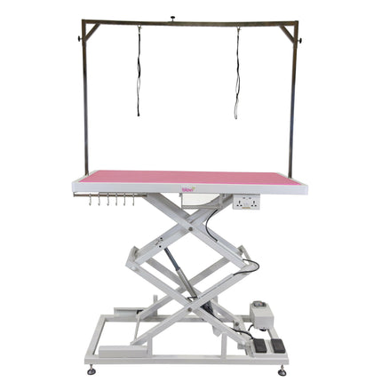 Blovi Upper Pro - lift table with electric socket and accessory shelf, top x 65cm.