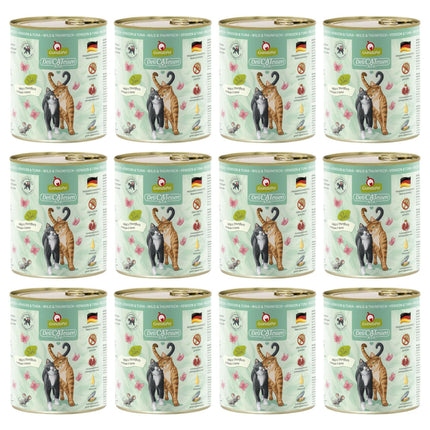 GranataPet DeliCatessen Venison & Tuna - grain-free wet food for cats, venison and tuna.