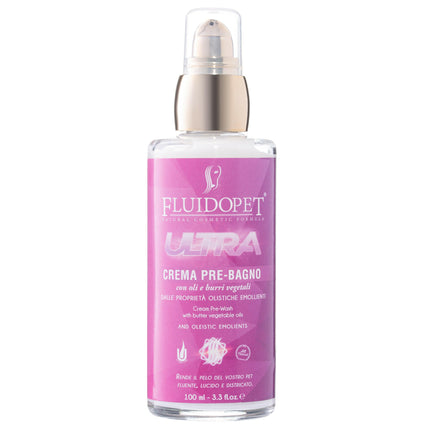 FluidoPet Ultra Body Cream - professional, multifunctional detangling balm with hyaluronic acid and shea butter.