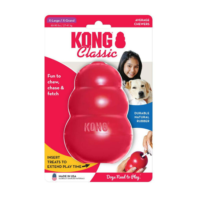 Kong Classic - rubber dog toy, original, - 13cm.