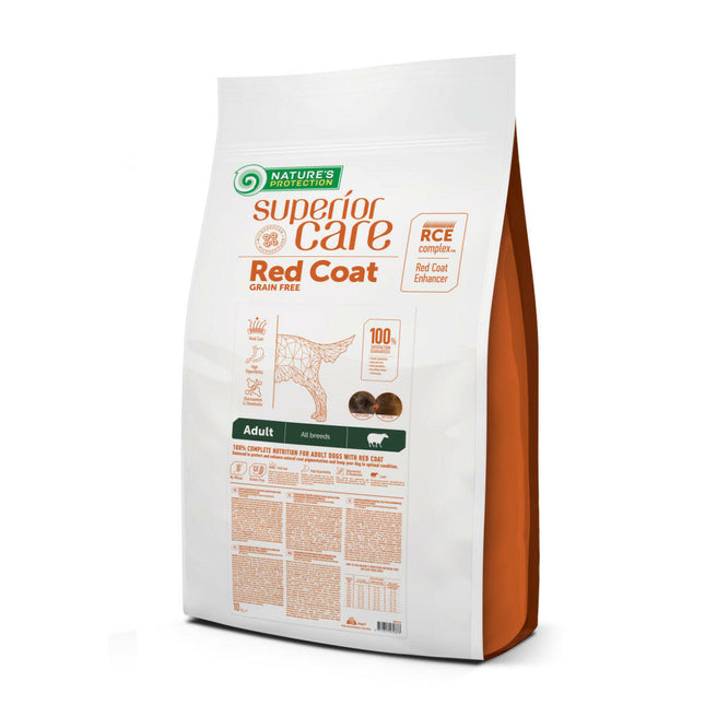 Nature’s Protection Superior Care Coat Adult All Breeds Lamb - karma for red dogs, all breeds, with lamb and krill.