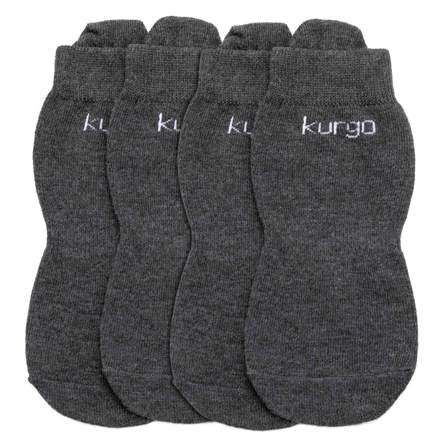 Kurgo Blaze Dog Socks 4pcs - quick-drying socks for dogs, graphite