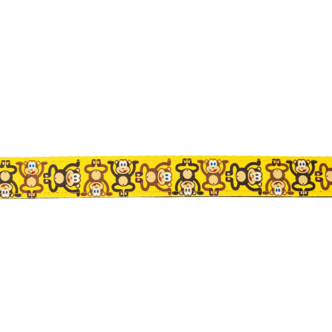 Max&Molly GOTCHA! Smart ID Cat Collar Monkey Maniac - colorful collar for cats with a smart Tag pendant.