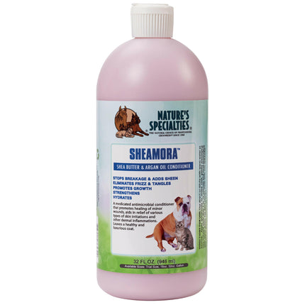 Nature's Specialties Sheamora Conditioner - Soothing and Regenerating Conditioner for Dogs and Cats, Concentrate 1:8.