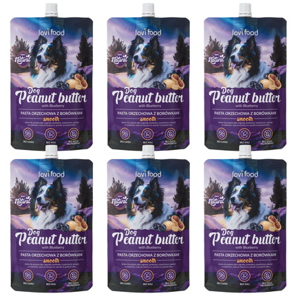Lovi Food Peanut Butter with Blueberry - nut butter for dogs and cats, with blueberries.