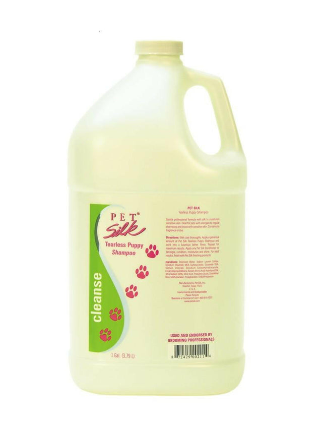 Pet Silk Tearless Puppy Shampoo - gentle shampoo for puppies, kittens, and sensitive animals, concentrate 1:16.