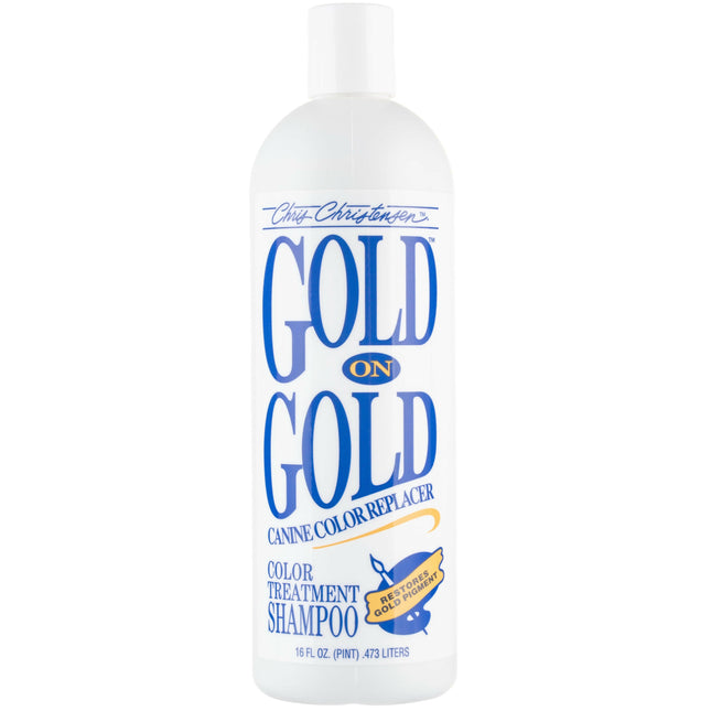 Chris Christensen On Shampoo - coloring shampoo for golden dog fur.