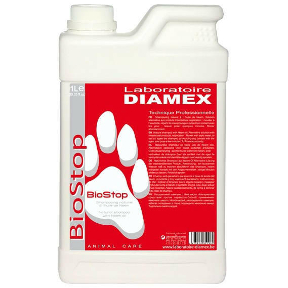 Diamex BioStop - protective shampoo for dogs, with essential oils, insect repellent, concentrate 1:8.