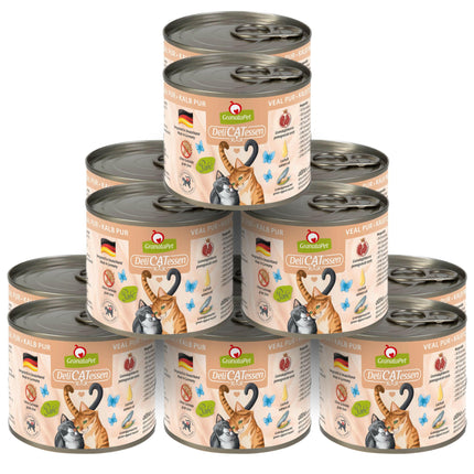 GranataPet DeliCatessen Veal Pur - grain-free wet food for cats, veal.