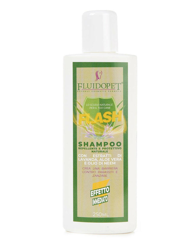 FluidoPet Flash Shampoo - effective, natural shampoo against insects and bugs.