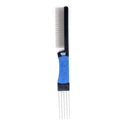 Show Tech Back Combing Comb - comb with mixed tooth spacing and pins, for styling and teasing hair.