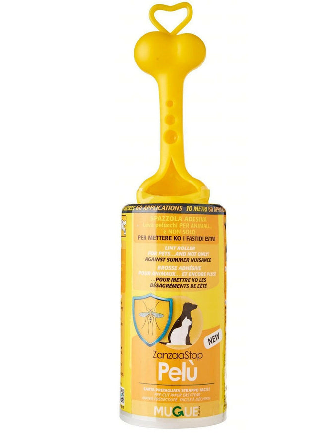 Mugue Pelu Insect Repellent Roller - scented roller for collecting pet hair, repelling mosquitoes.