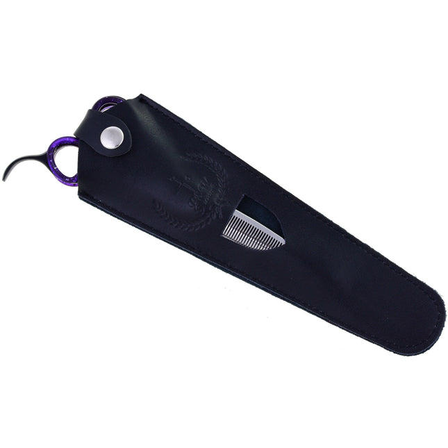 P&W The BlackSmith Thinning Scissors - high-quality, professional single-sided thinning shears, 48 teeth.