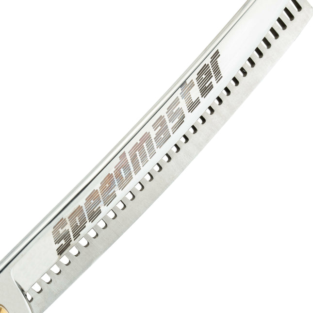 P&W Speed Master Curved Chunker - professional, sturdy curved thinning shears with 32 teeth, recommended for Asian Style..