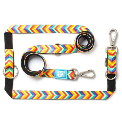 Max&Molly Multi-Leash Summertime - adjustable leash for dogs, interesting pattern, 200cm.