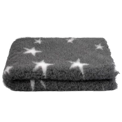 Blovi DryBed VetBed A+ - non-slip pet bed, animal mattress, graphite with stars.