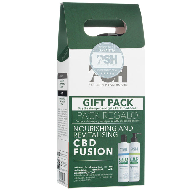 PSH Pet Pack CBD Fusion - grooming set for dogs and cats with shedding issues.