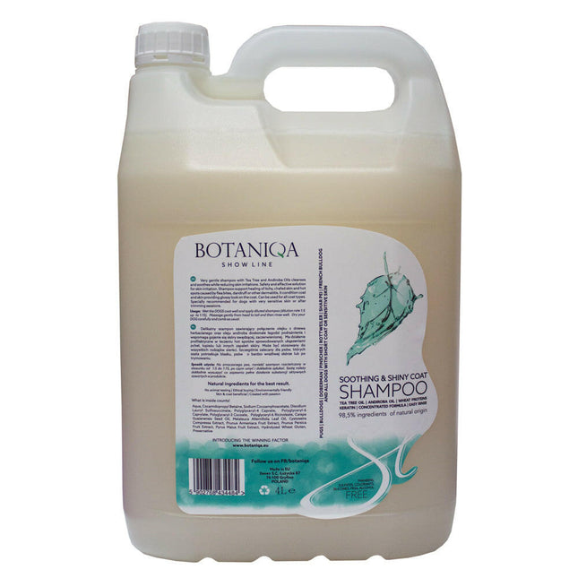 Botaniqa Show Line Soothing & Shiny Coat Shampoo - shampoo for very sensitive, grooming-irritated skin of dogs.