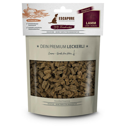 Escapure Premium Hupferl Lamb with Turmeric - natural treats for dogs, lamb with turmeric.