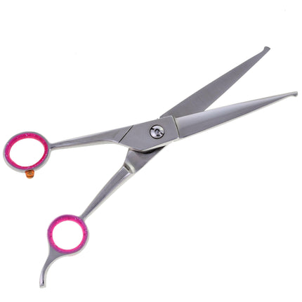 Geib Gator Left Straight Safety Scissors - professional left-handed scissors made of stainless steel, safe and straight.