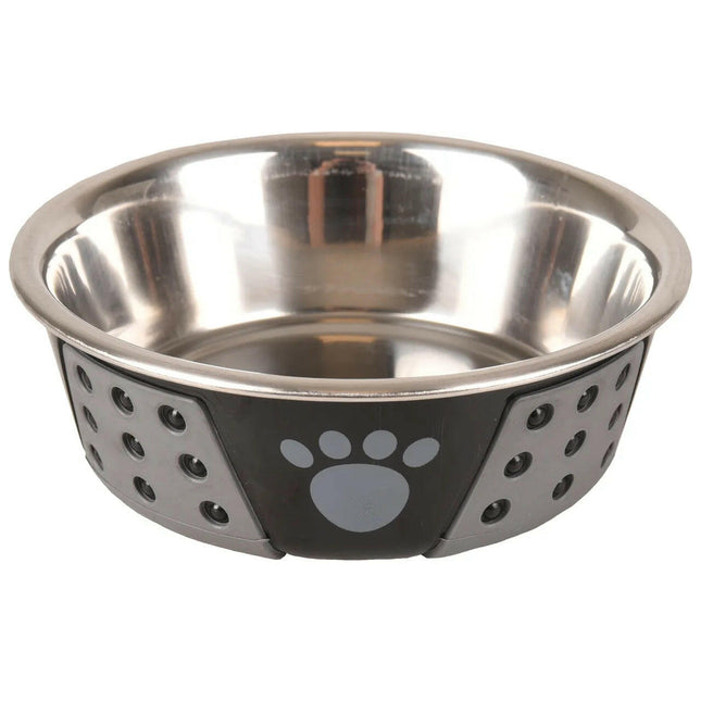Flamingo Hermosa Bowl - stainless steel bowl for dogs and cats with a non-slip base.