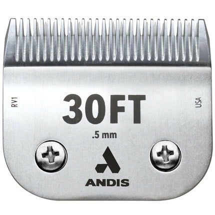 Andis CeramicEdge 30FT - ceramic blade, chrome-plated carbon steel.