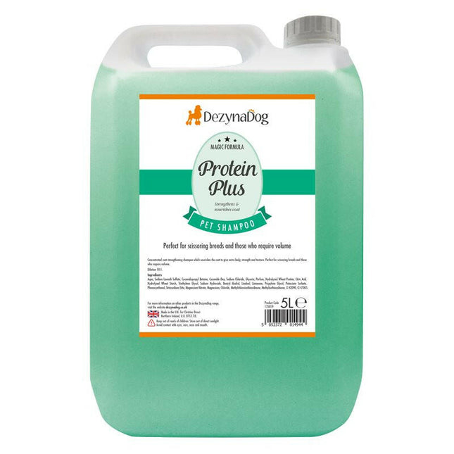 DezynaDog Magic Formula Protein Plus Shampoo - nourishing protein shampoo for dogs, concentrate 1:10.