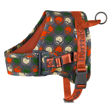 Hurtta Go Harness Sunset 35 - 45cm - comfortable harness with handle, perfect for long walks.