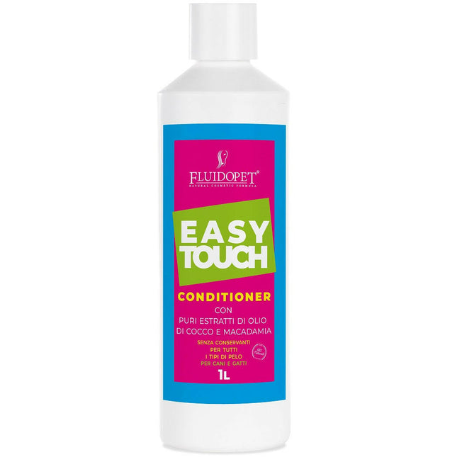 FluidoPet Easy Touch Conditioner - professional, highly efficient softening conditioner with macadamia and coconut oil, for dogs and cats..