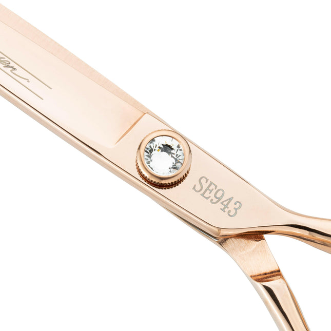 Chris Christensen Adalynn Straight Scissors - professional straight scissors made of titanium-coated Japanese steel.