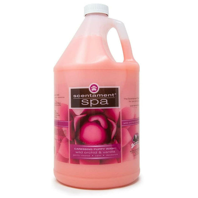 Best Shot Spa Wild & Vanilla Puppy Wash - relaxing wash for puppies and kittens, with the scent of vanilla and orchid, featuring natural extracts.