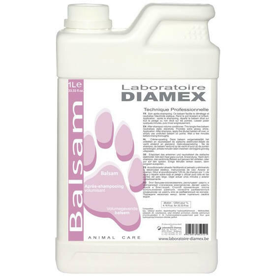 Diamex Balsam - detangling conditioner that increases coat volume, concentrate 1:8.
