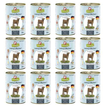 GranataPet Veal & Rabbit - grain-free wet food for dogs, veal and rabbit.