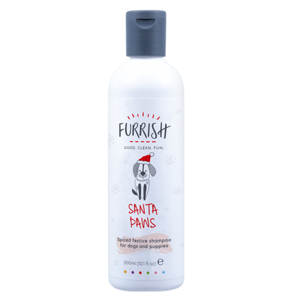 Furrish Santa Paws - holiday shampoo for dogs, spiced fruit scent.