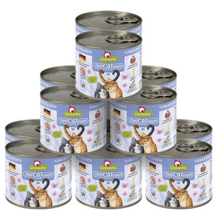 GranataPet DeliCatessen Tuna & Duck - grain-free wet food for cats, tuna and duck.
